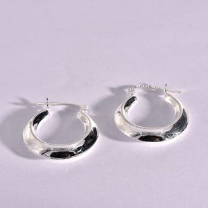 Sterling Hoop Earrings